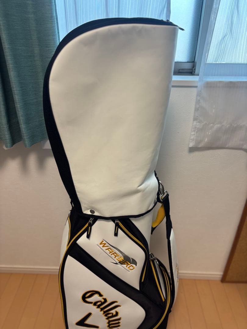 Callaway WARHEAD キャディバッグ ホワイト/ブラック/イエロー