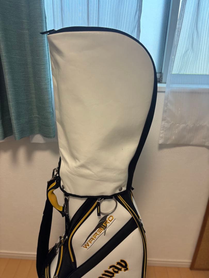 Callaway WARHEAD キャディバッグ ホワイト/ブラック/イエロー