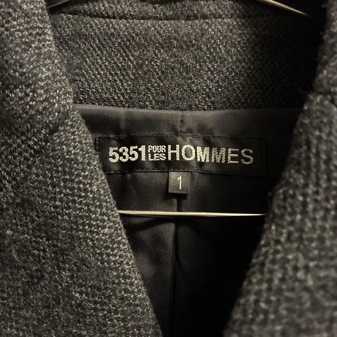 （575）5351pour les hommesダブルブレスト チェスターコート