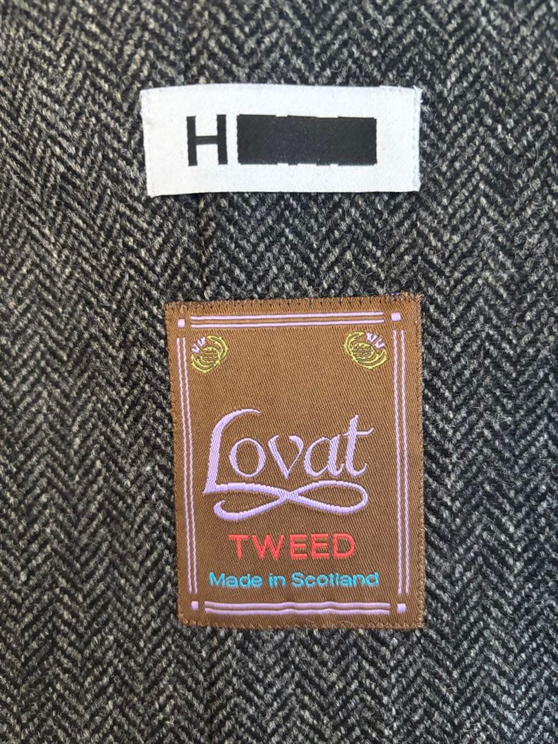 ＜H＞LOVAT TWEED GILET/ベスト グレー S