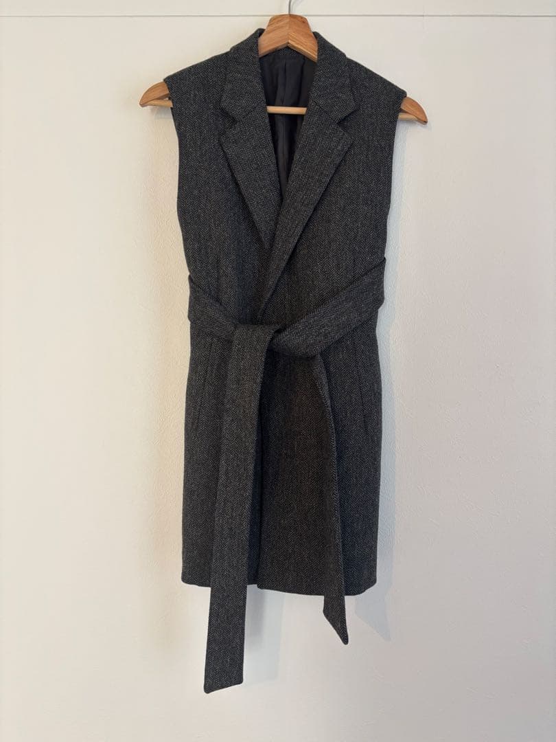 ＜H＞LOVAT TWEED GILET/ベスト グレー S