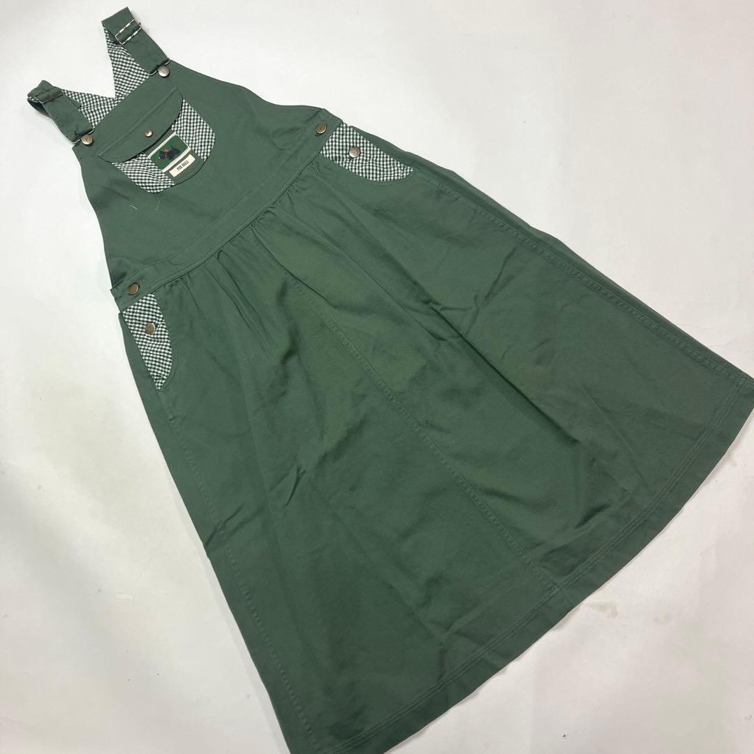 【新品未使用】ピンクハウス テリアワッペン サロペットスカート/2025年