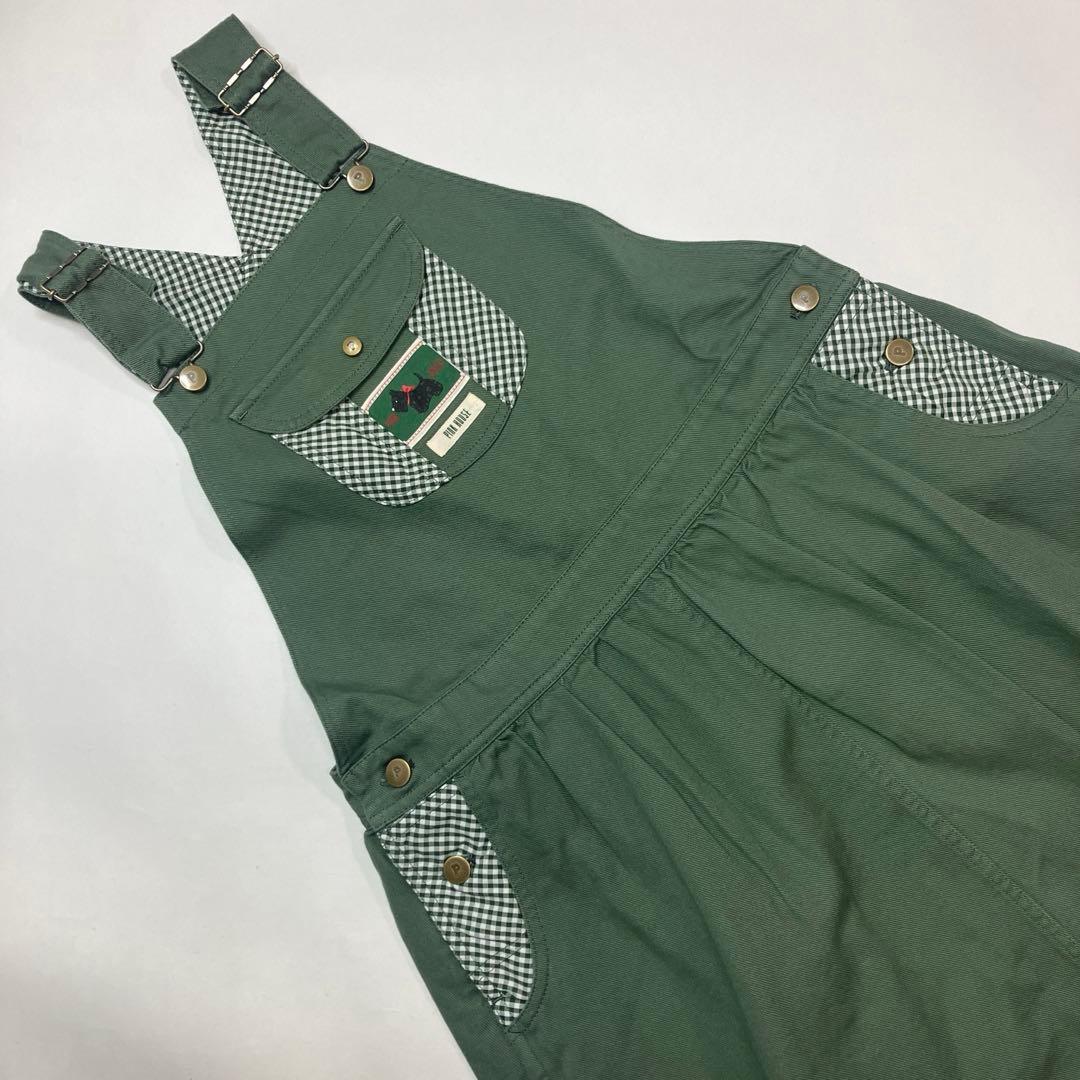 【新品未使用】ピンクハウス テリアワッペン サロペットスカート/2025年