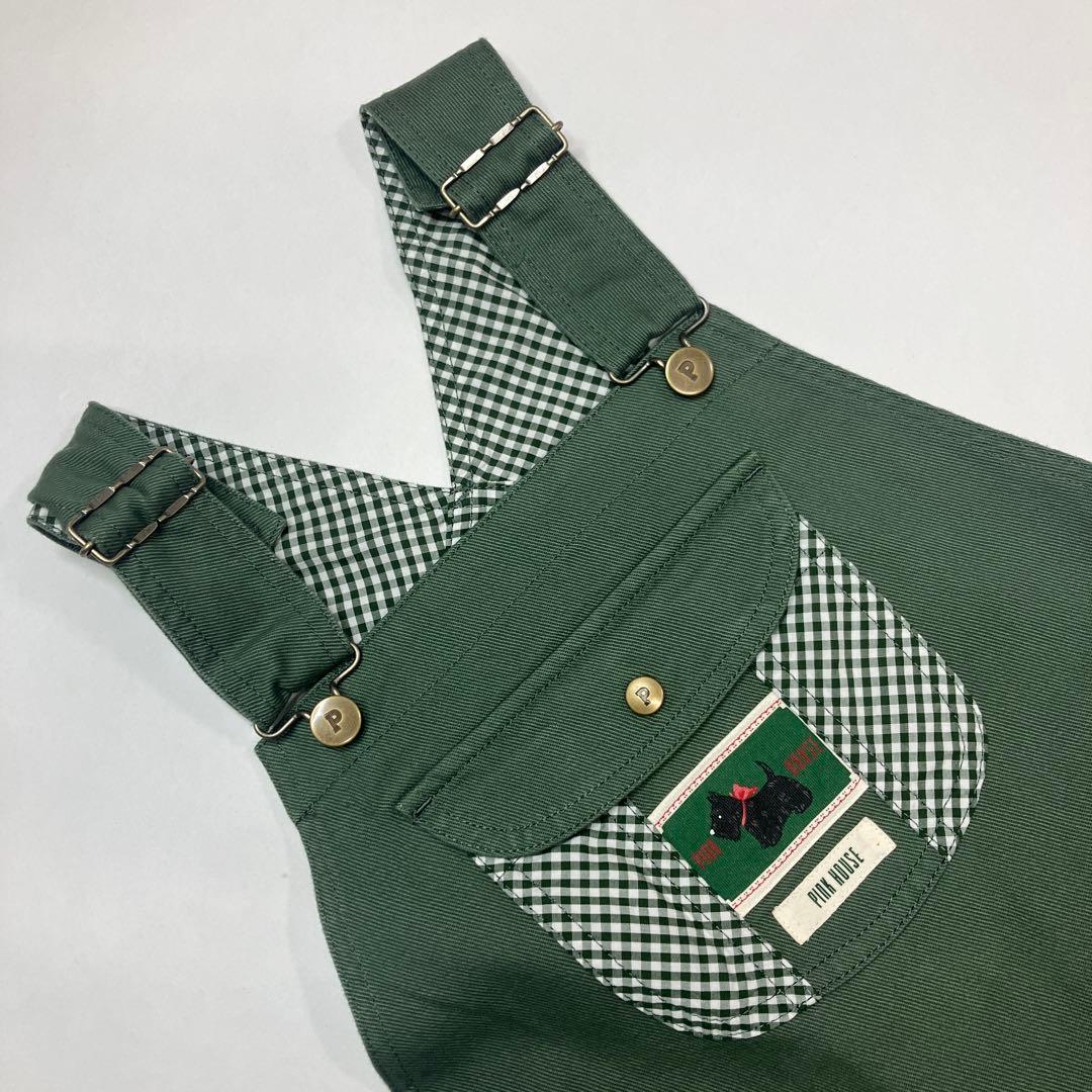 【新品未使用】ピンクハウス テリアワッペン サロペットスカート/2025年