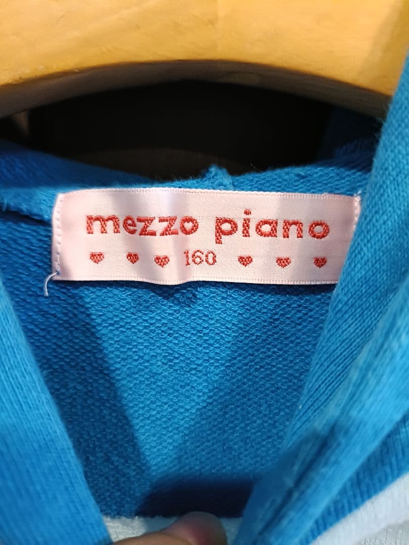 【美品】mezzo piano 半袖ワンピース　 160cm