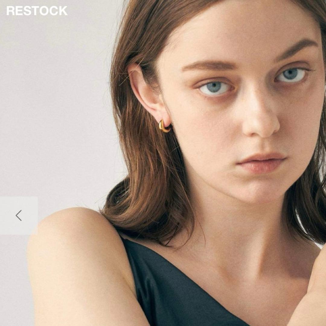 新品未使用　ete 現行品　ドロップピアス　イエローゴールド　SV925 K18