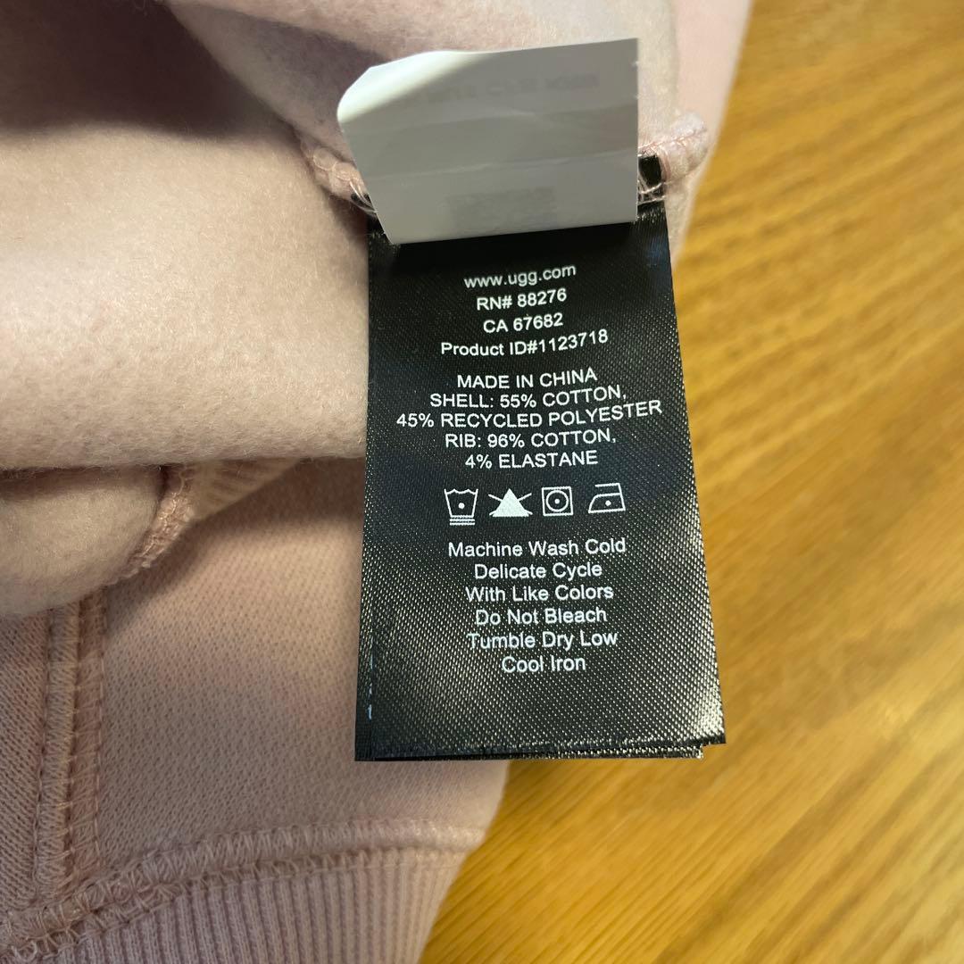 【新品】UGG アグ スウェット マドリン ファジー ピンク1123718