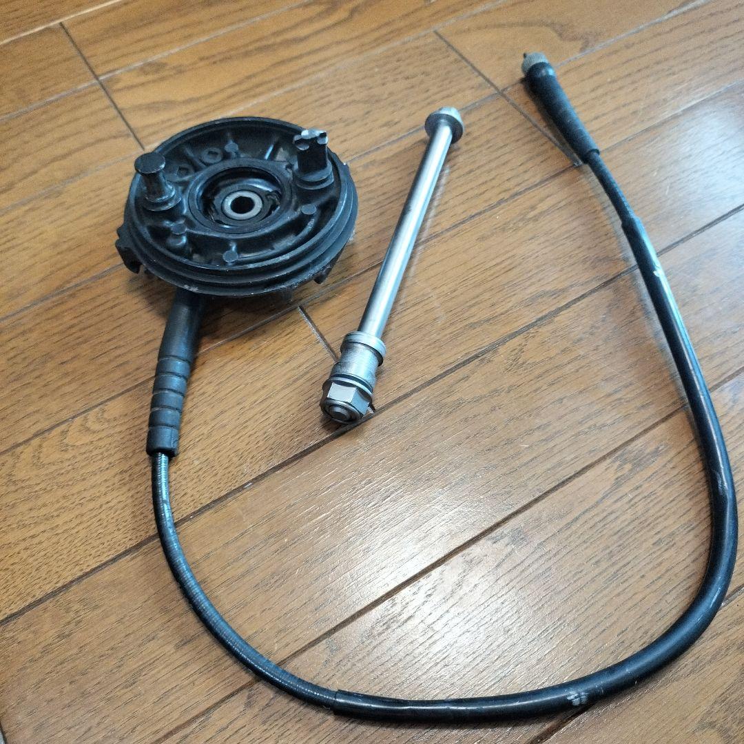 チーズ牛丼（特盛）専用　TLR200 フロントブレーキパネル　メーターケーブル