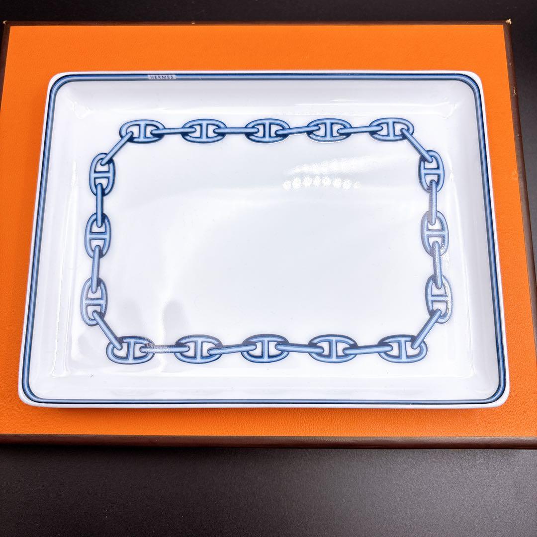 ✨極美品✨エルメス HERMES シェーヌダンクル スクエアプレート