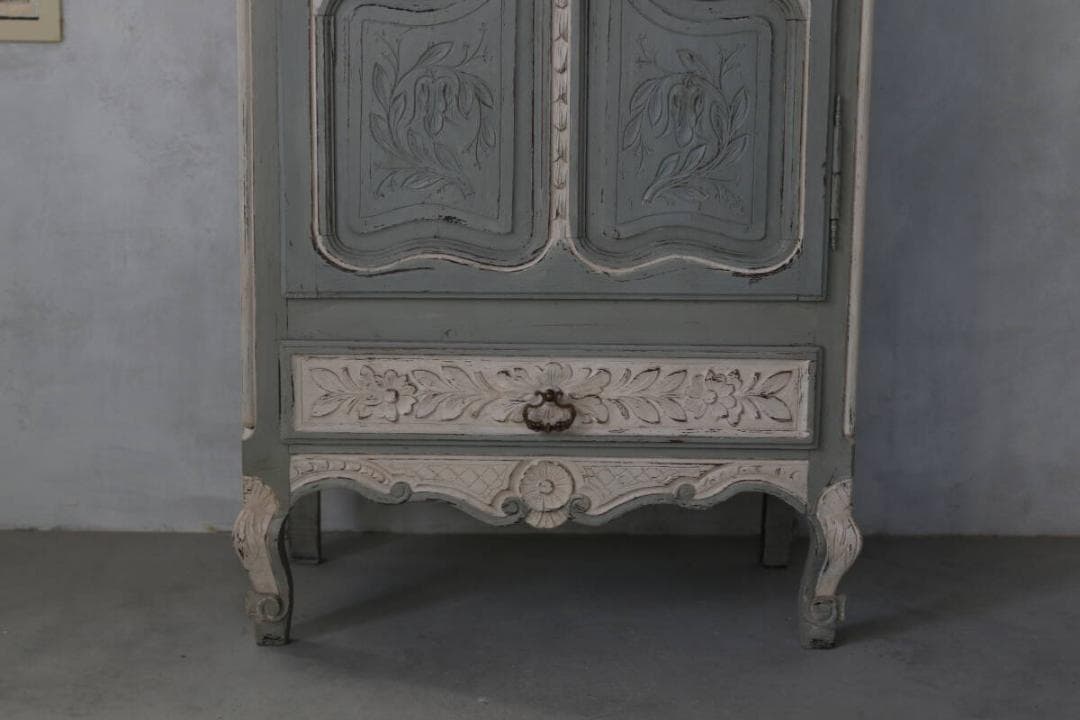 (K)フランスアンティーク　ノルマンディ 婚礼 キャビネット