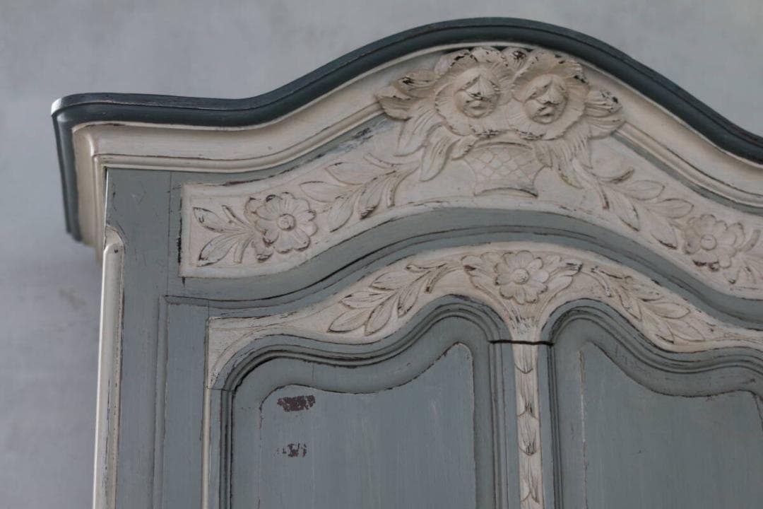 (K)フランスアンティーク　ノルマンディ 婚礼 キャビネット