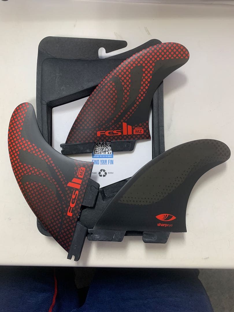 FCS エフシーエス FCS 2 シャープアイ トライフィン Mサイズ