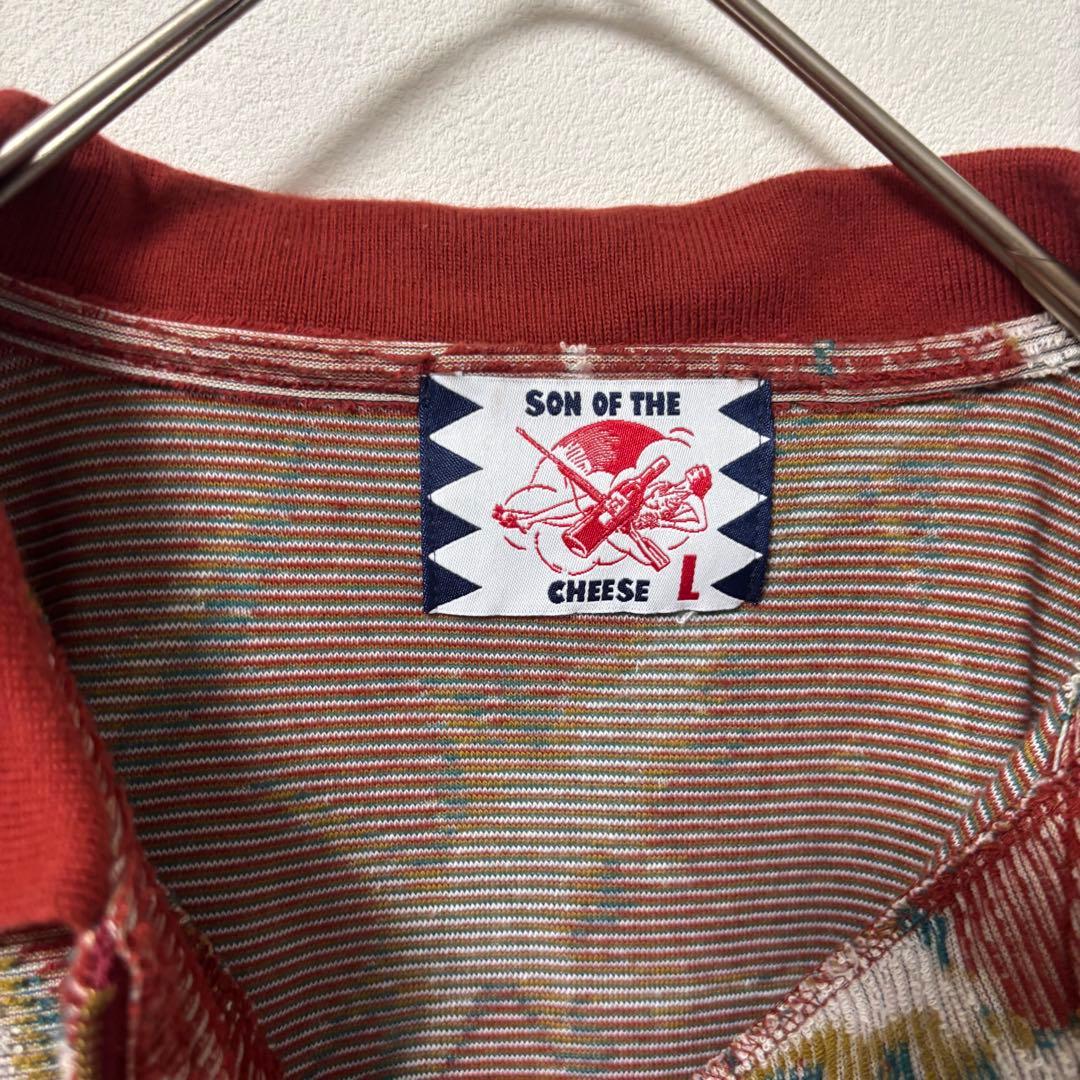 希少✨サノバチーズ　セットアップ　ポロシャツ　ハーフパンツ　パイル地　L