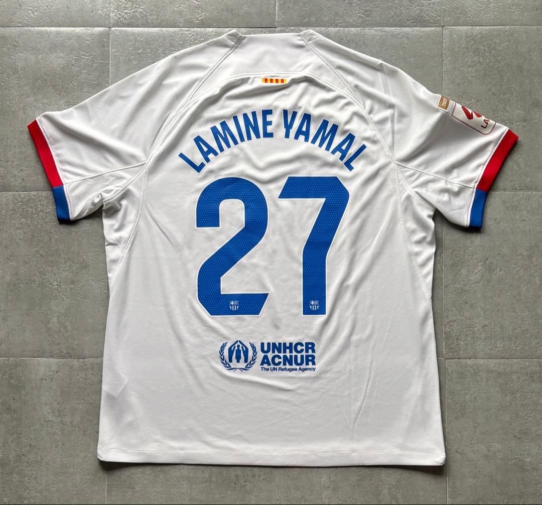 美品　23-24 ラミン・ヤマル　バルセロナ　NIKE ユニフォーム　正規品