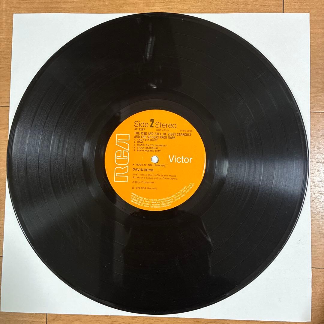 デヴィッドボウイ 名盤 レコード ジギースターダスト UKオリジナル盤
