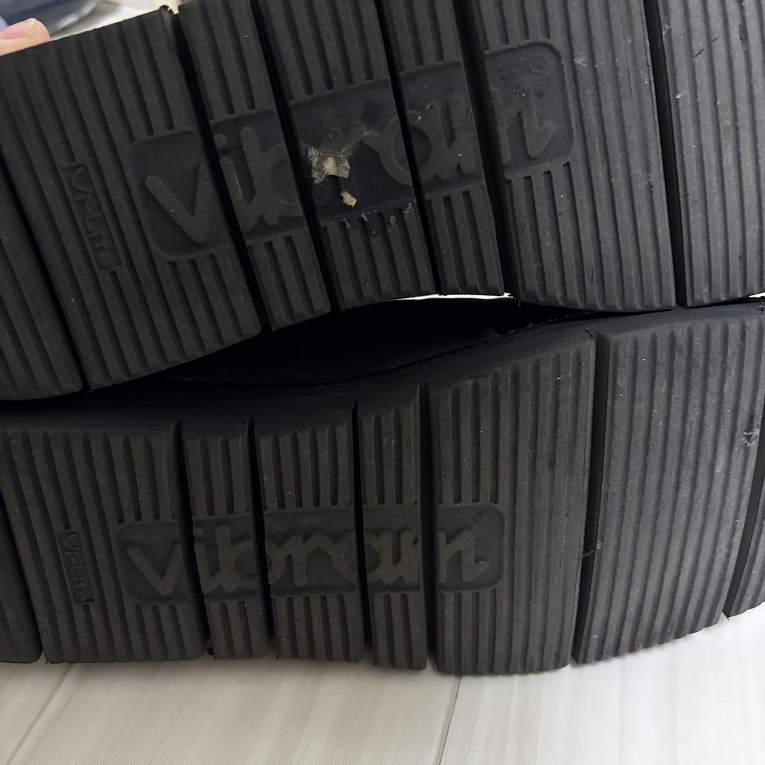 ripvanwinkle バックジップ レザーブーツ