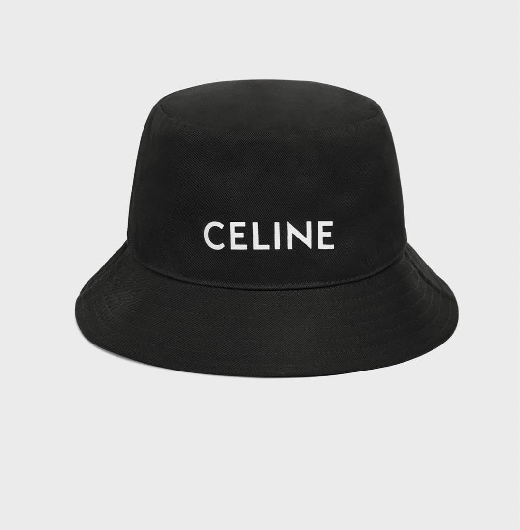 CELINE(セリーヌ)☆2度のみ使用の美品 バケットハット 黒 ブラック