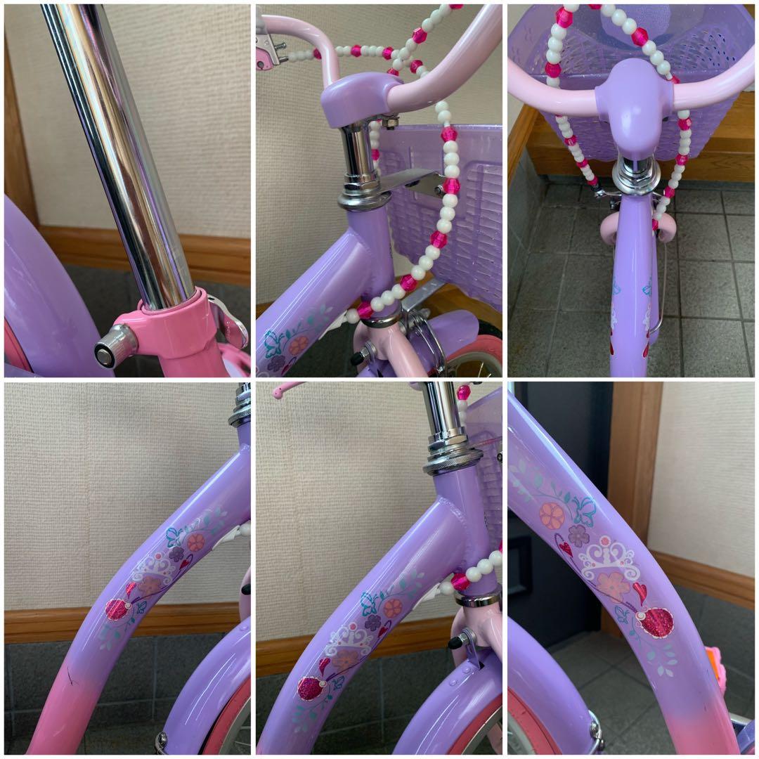 子供　自転車 小さなプリンセスソフィア　両立スタンド　16インチ