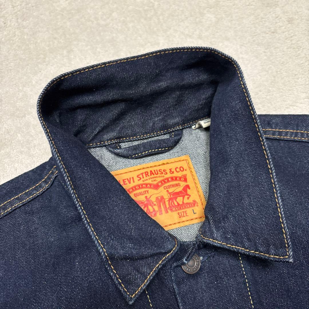 未使用級✨L リーバイス 72334 デニムジャケット70506型 ポケ付き