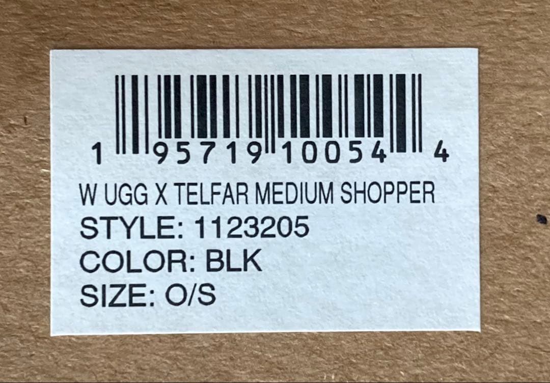 【新品】UGG × TELFAR MEDIUM SHOPPER 2wayバッグ