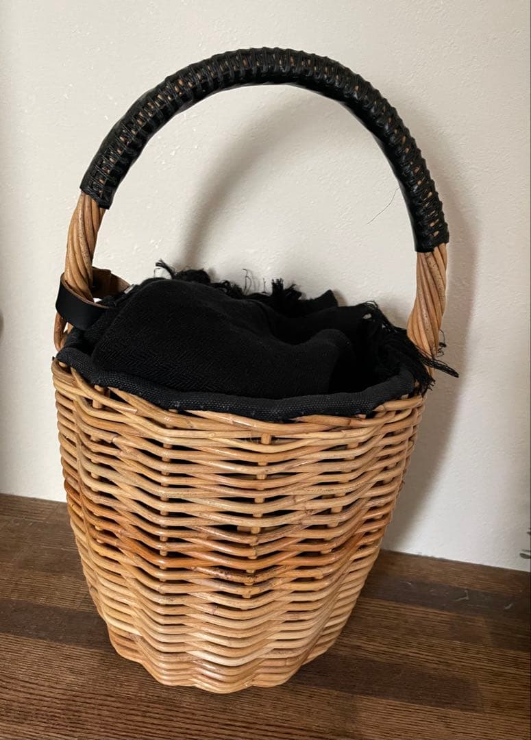 美品　エバゴス　バーキン　ブライドルレザー　バケツM 黒