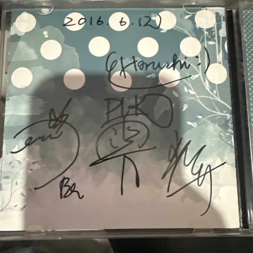 ポルカドットスティングレイ極彩色 サイン入り スタッフパス付きCD