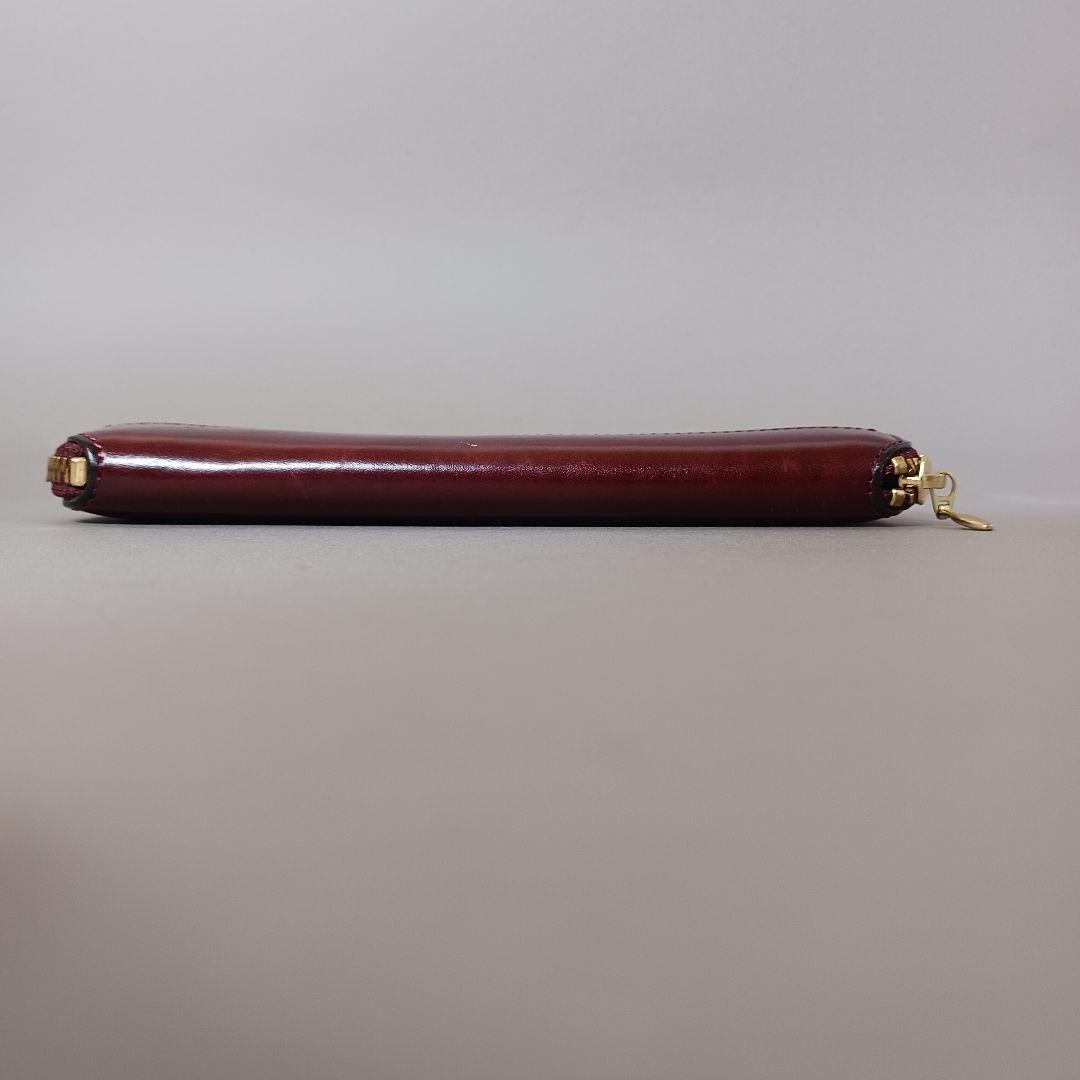 678/良品/ITAGAKI イタガキ/長財布/L字ファスナー/レザー/ボルドー