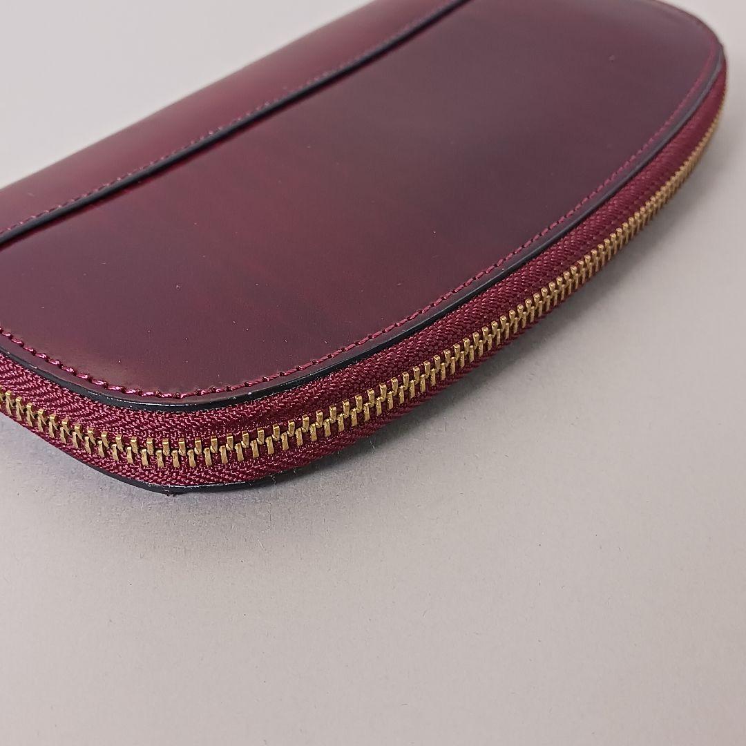 678/良品/ITAGAKI イタガキ/長財布/L字ファスナー/レザー/ボルドー