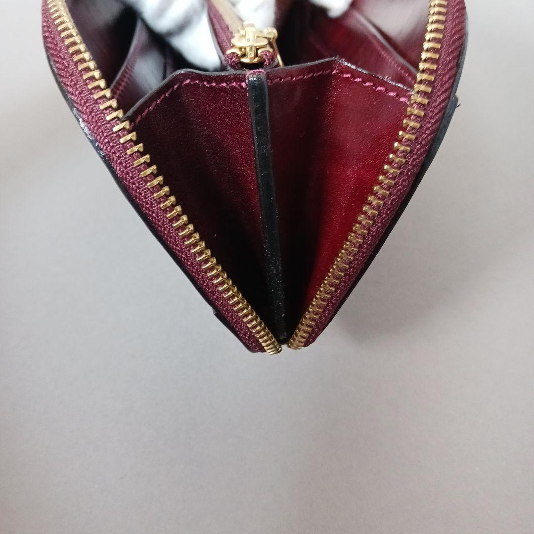 678/良品/ITAGAKI イタガキ/長財布/L字ファスナー/レザー/ボルドー
