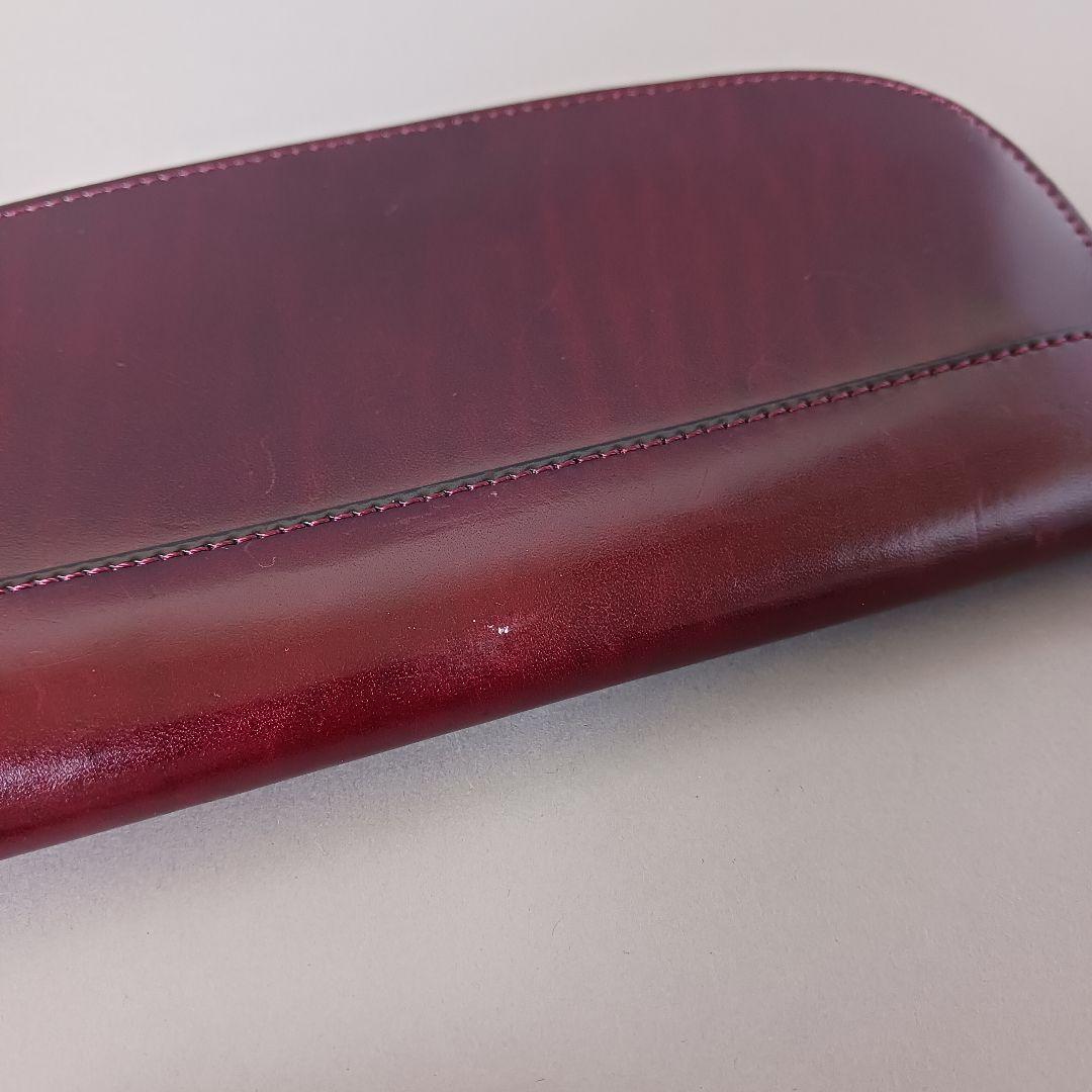 678/良品/ITAGAKI イタガキ/長財布/L字ファスナー/レザー/ボルドー