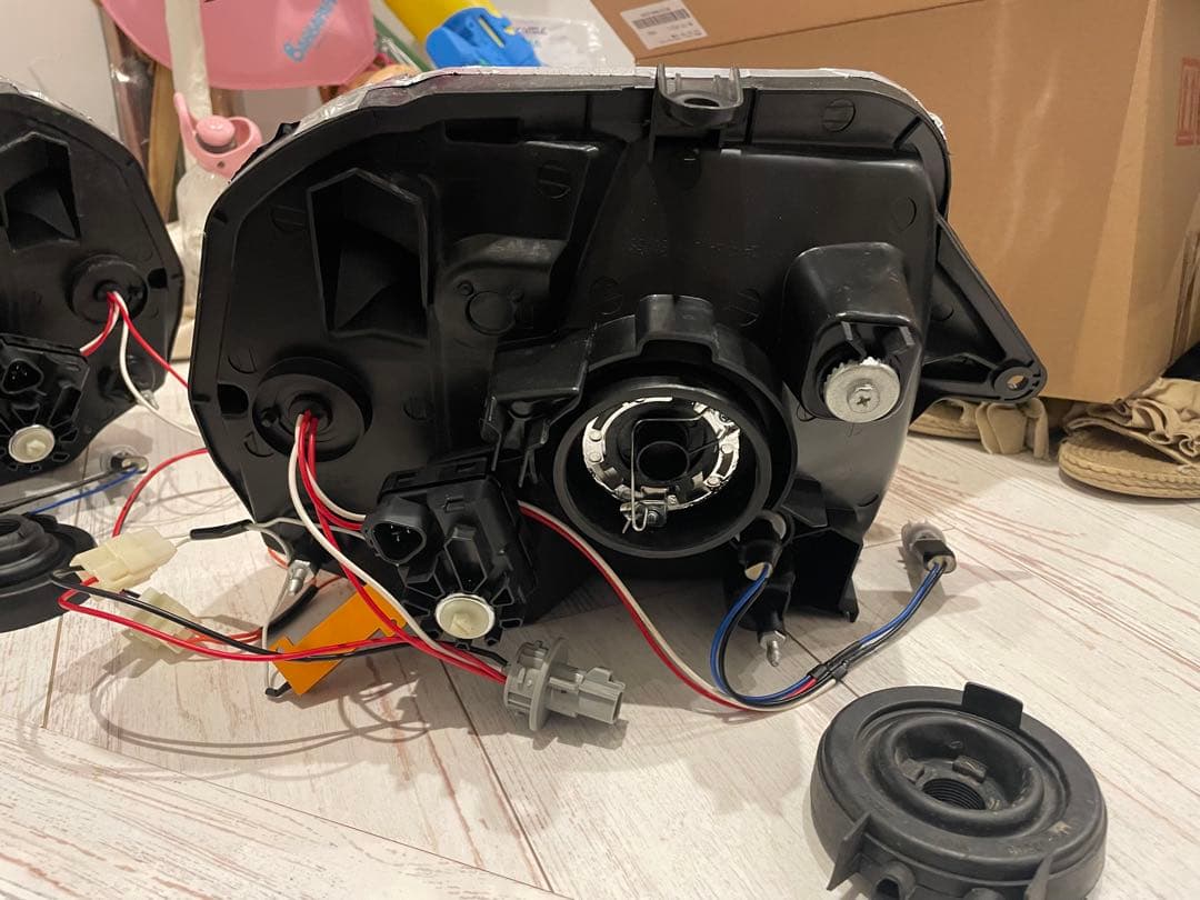 スズキ ジムニー エンジェルリング　ヘッドライト LED 付き