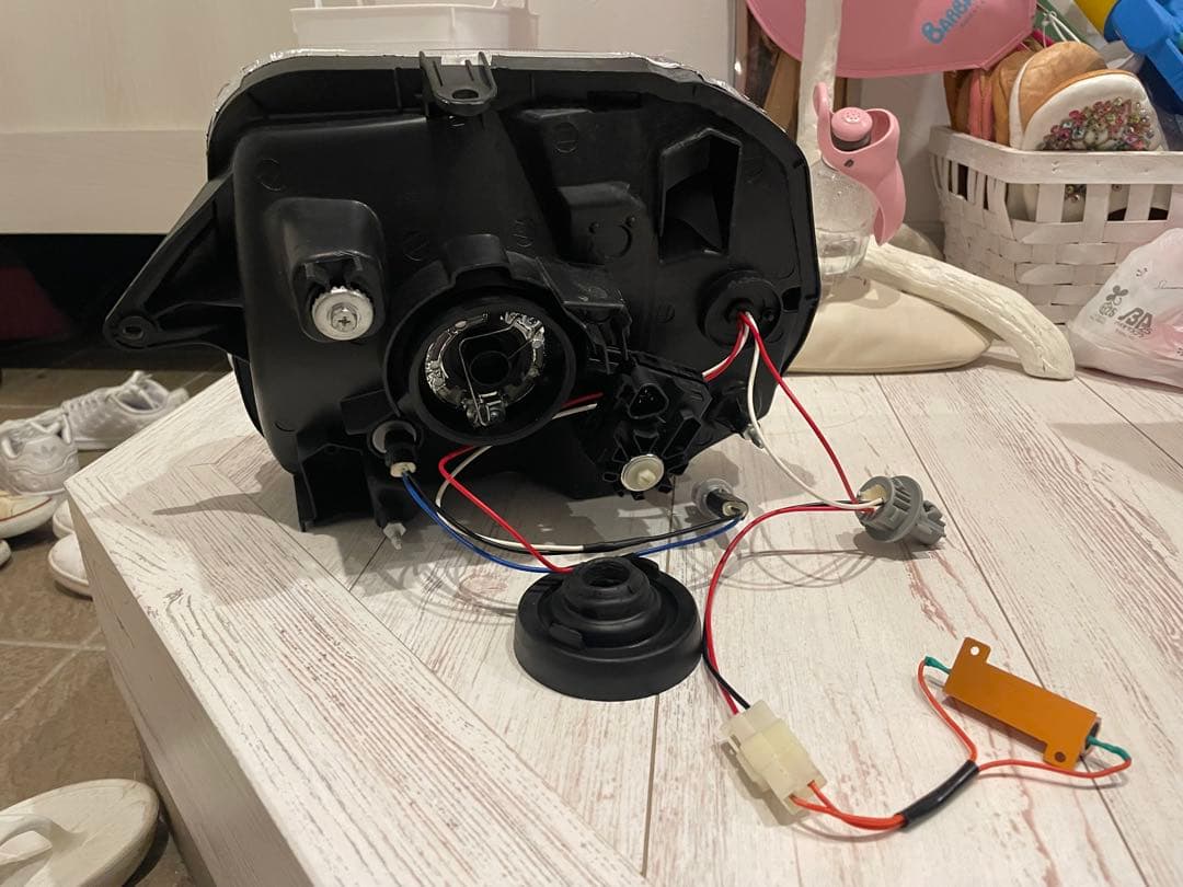 スズキ ジムニー エンジェルリング　ヘッドライト LED 付き