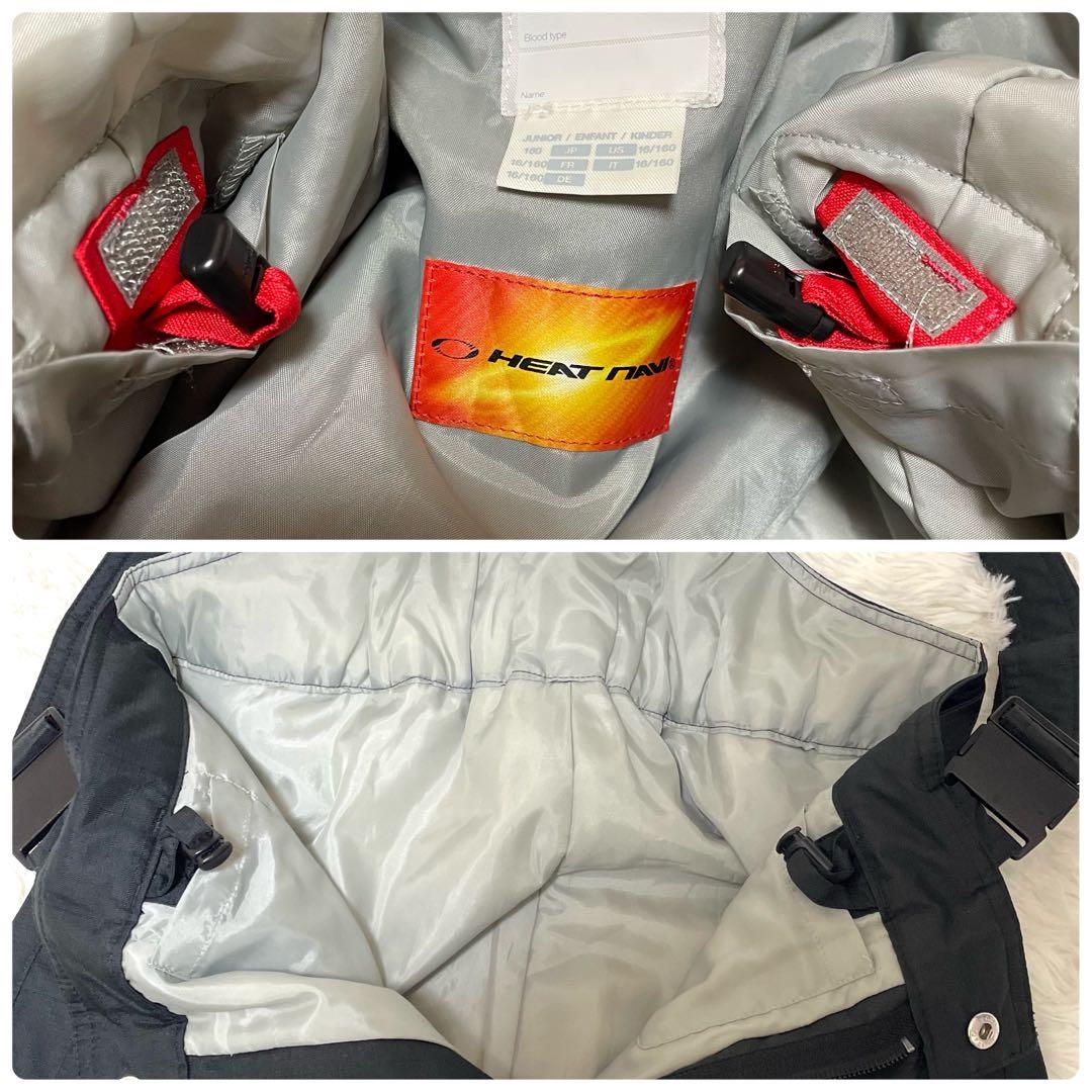 デサント Move Sport 160㎝ スキーウェア 上下 中綿 ヒートナビ