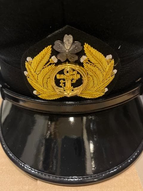 旧日本海軍　士官　制帽　軍帽　制服　レプリカ　中田商店製