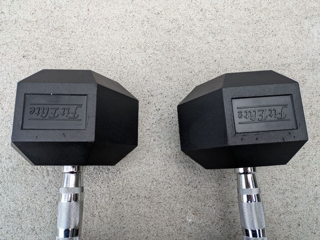 25KG ヘックスダンベル 2個セット 発送不可。引き取り限定。