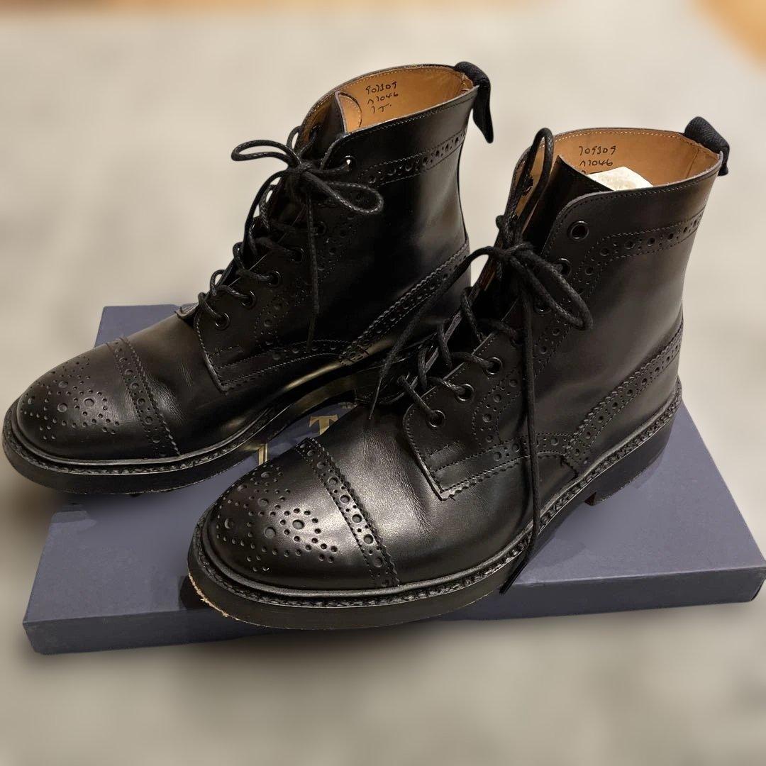 ✴︎トリッカーズ　Tricker's カントリーブーツ　25.5cm