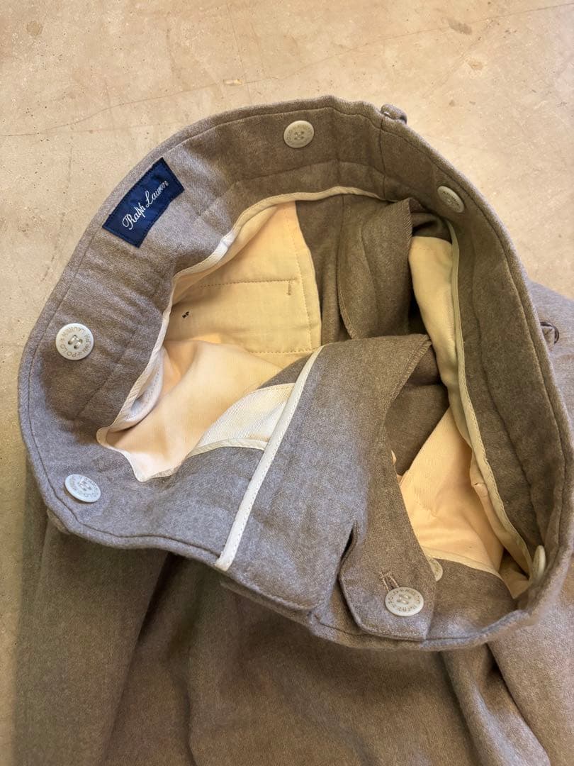 RALPH LAUREN ラルフローレン 82 ウール 2タック スラックス