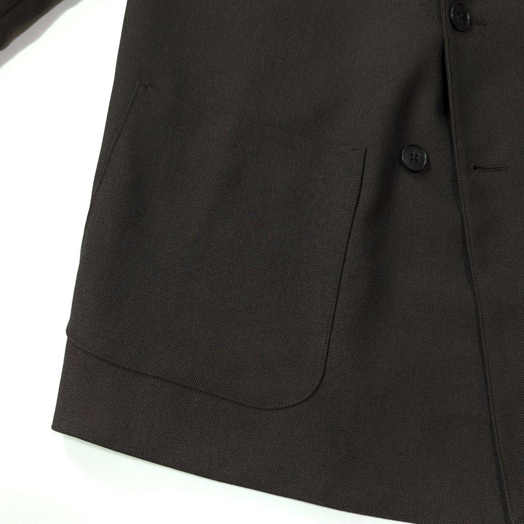 超高級★極美品★スティーブンアラン　ダブル6B　テーラードジャケット　ブラウン