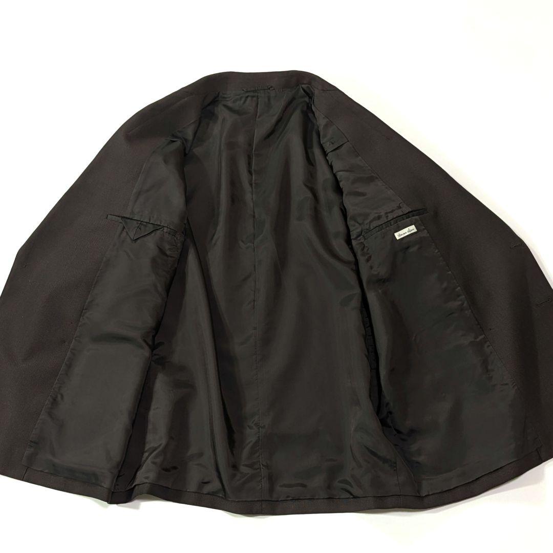 超高級★極美品★スティーブンアラン　ダブル6B　テーラードジャケット　ブラウン