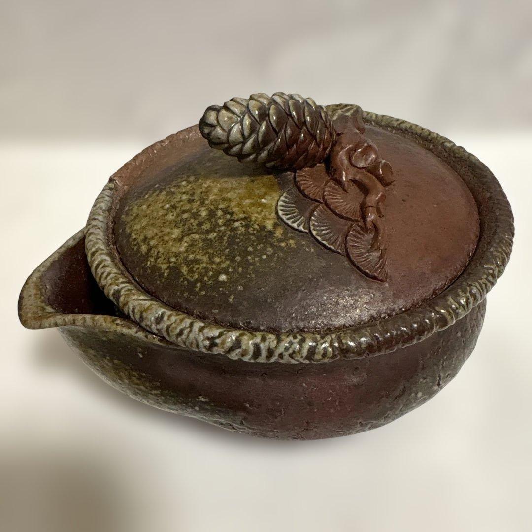 希少　入江光人司　備前　宝瓶　松毬摘