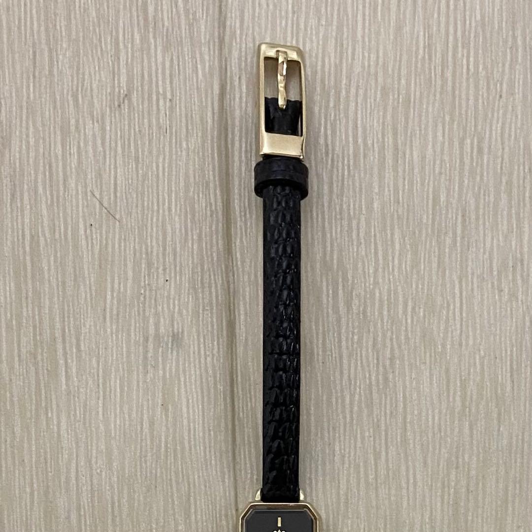 ete オクタゴンフェイス レザーベルト ウォッチ 腕時計　エテ