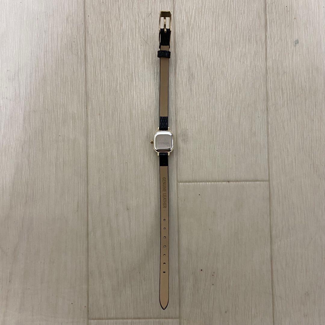 ete オクタゴンフェイス レザーベルト ウォッチ 腕時計　エテ