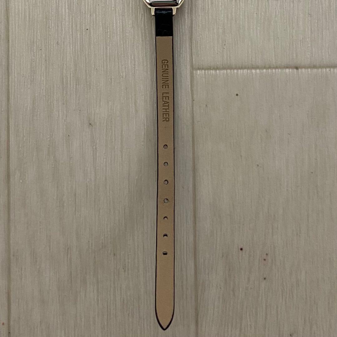 ete オクタゴンフェイス レザーベルト ウォッチ 腕時計　エテ