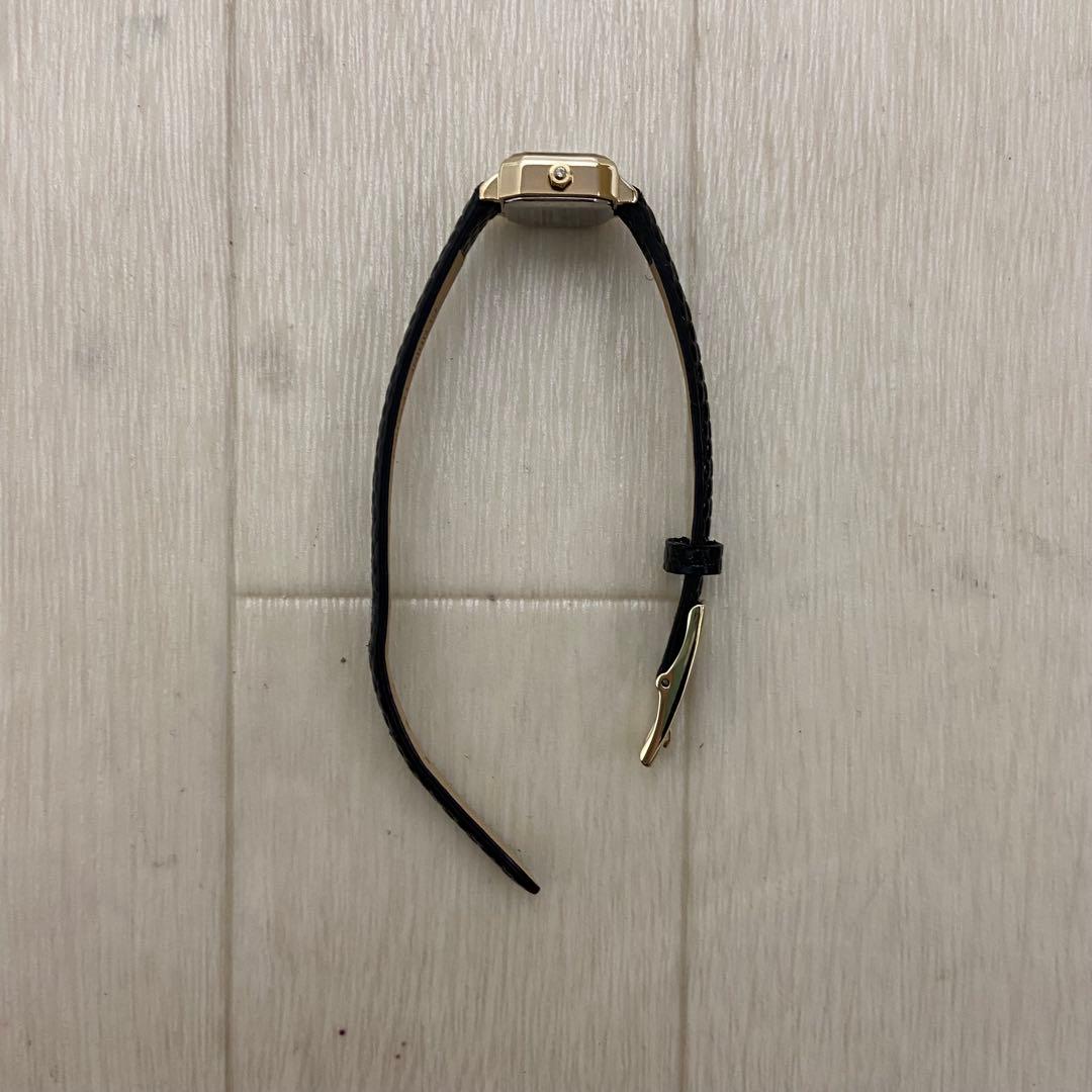 ete オクタゴンフェイス レザーベルト ウォッチ 腕時計　エテ