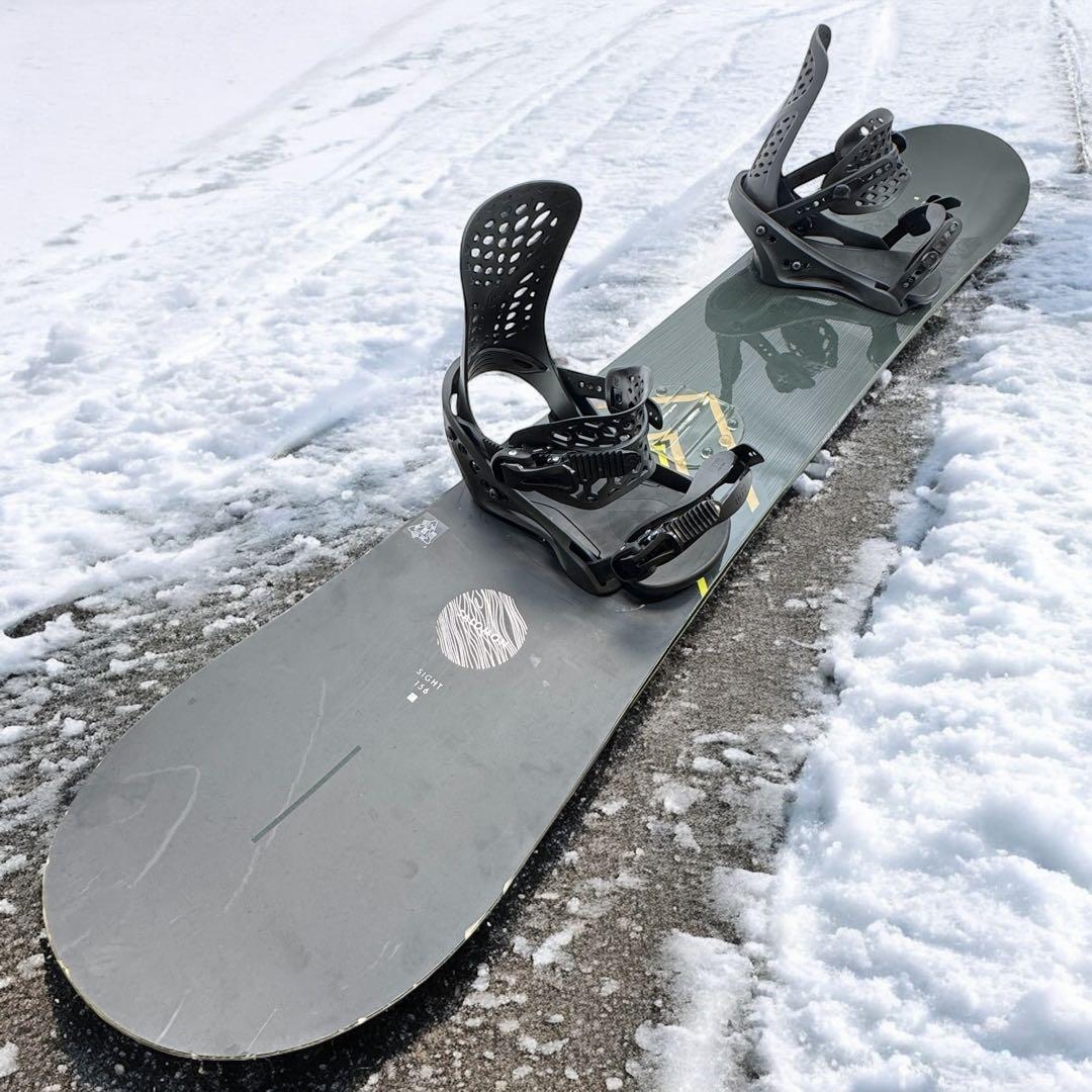 SALOMON156cm × FLUX PR メンズスノーボードセット