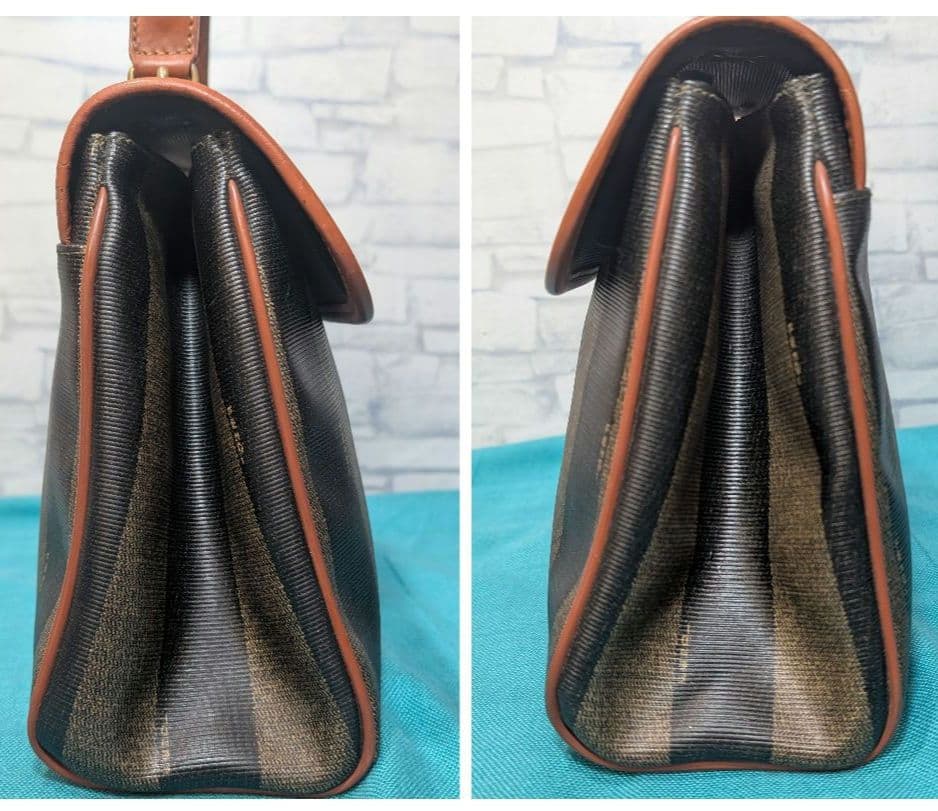 ✨lyn✨♥美品♥フェンディ ハンドバッグ ペカン柄 2way FENDI