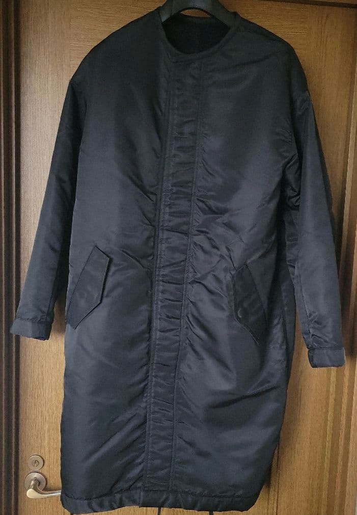 TOMORROWLAND　リバーシブル黒　ロングコート M