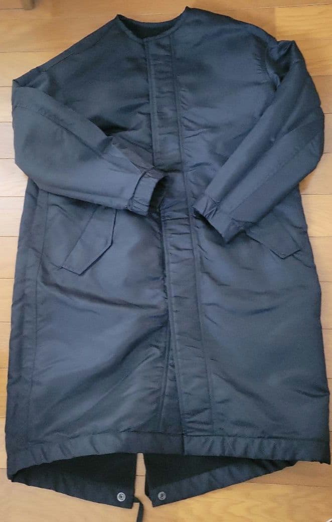 TOMORROWLAND　リバーシブル黒　ロングコート M