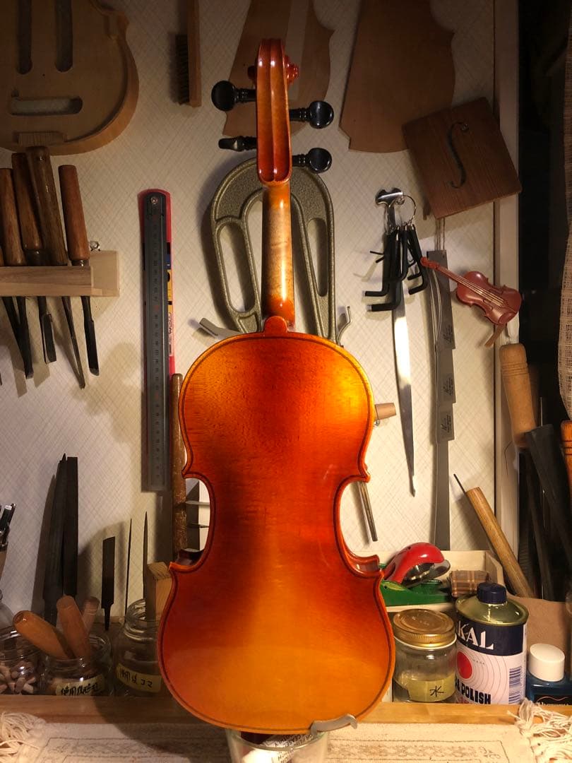 【駒&魂柱調整済】Suzuki分数バイオリンNo280 1/8 1991