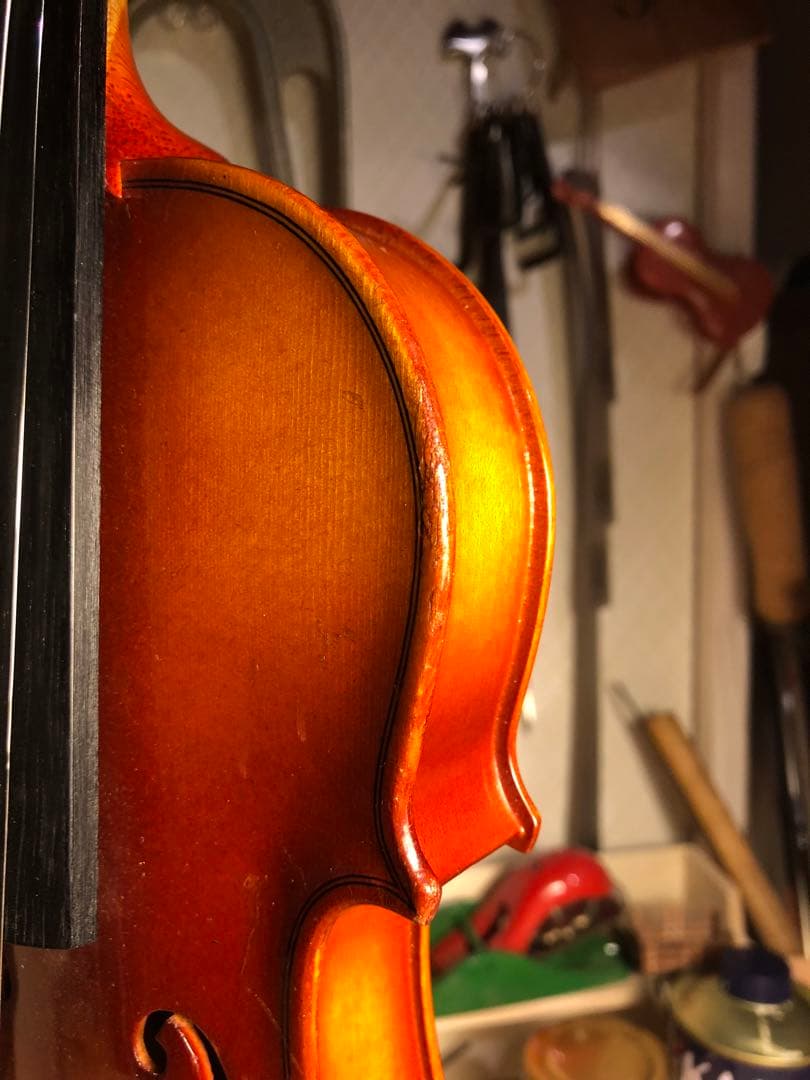 【駒&魂柱調整済】Suzuki分数バイオリンNo280 1/8 1991